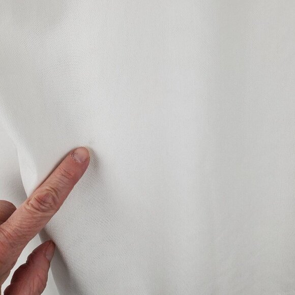 NIKE Pro‎ Intertwist Muscle Tank Top Womens Large L White Black Tulip Back Train - Picture 4 of 9